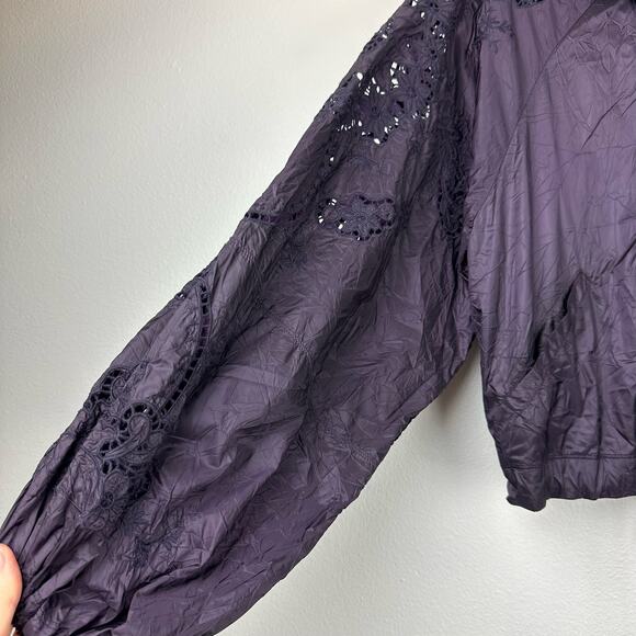 Free People Movement Elevation Jacket Windbreaker Purple Small - Picture 5 of 13